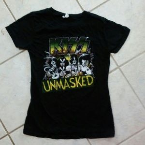 Kiss band t shirt sz kids L adult M